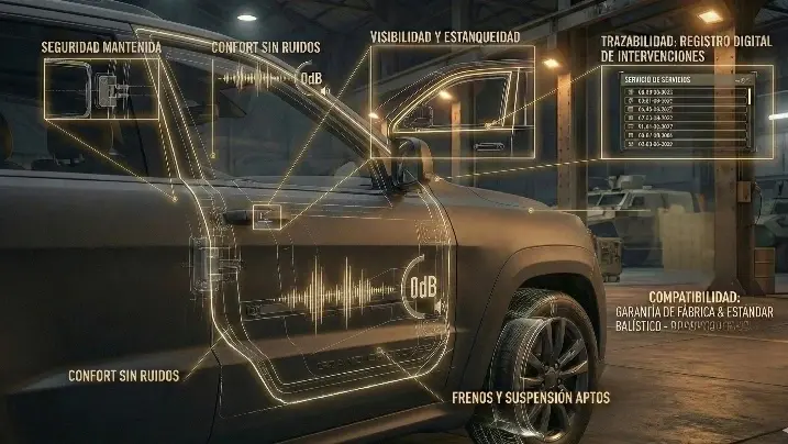 Características del blindaje